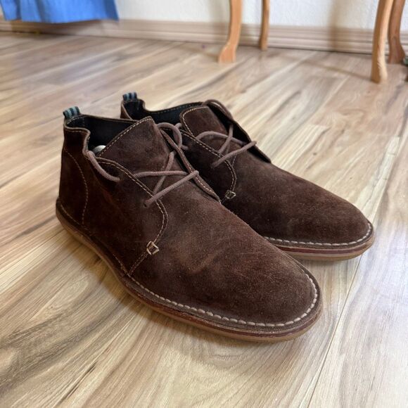 Cole Haan & Todd Snyder Mens Brown Lewis Suede Lace Up Chukka Boots Size 10.5 main image 6